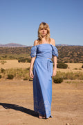 VIVACE BLUE - Conjunto denim bordado