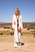 SOGNO KAFTAN - Kaftan print clavel posicional