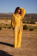 VITA YELLOW SHIRT - Camisa jacquard amarillo