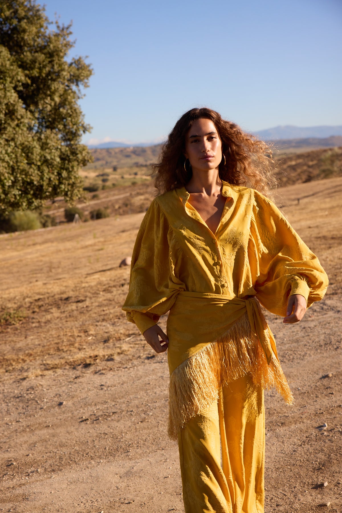 VITA YELLOW SHIRT - Camisa jacquard amarillo