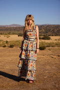 BRIO FOLK - Conjunto print multicolor