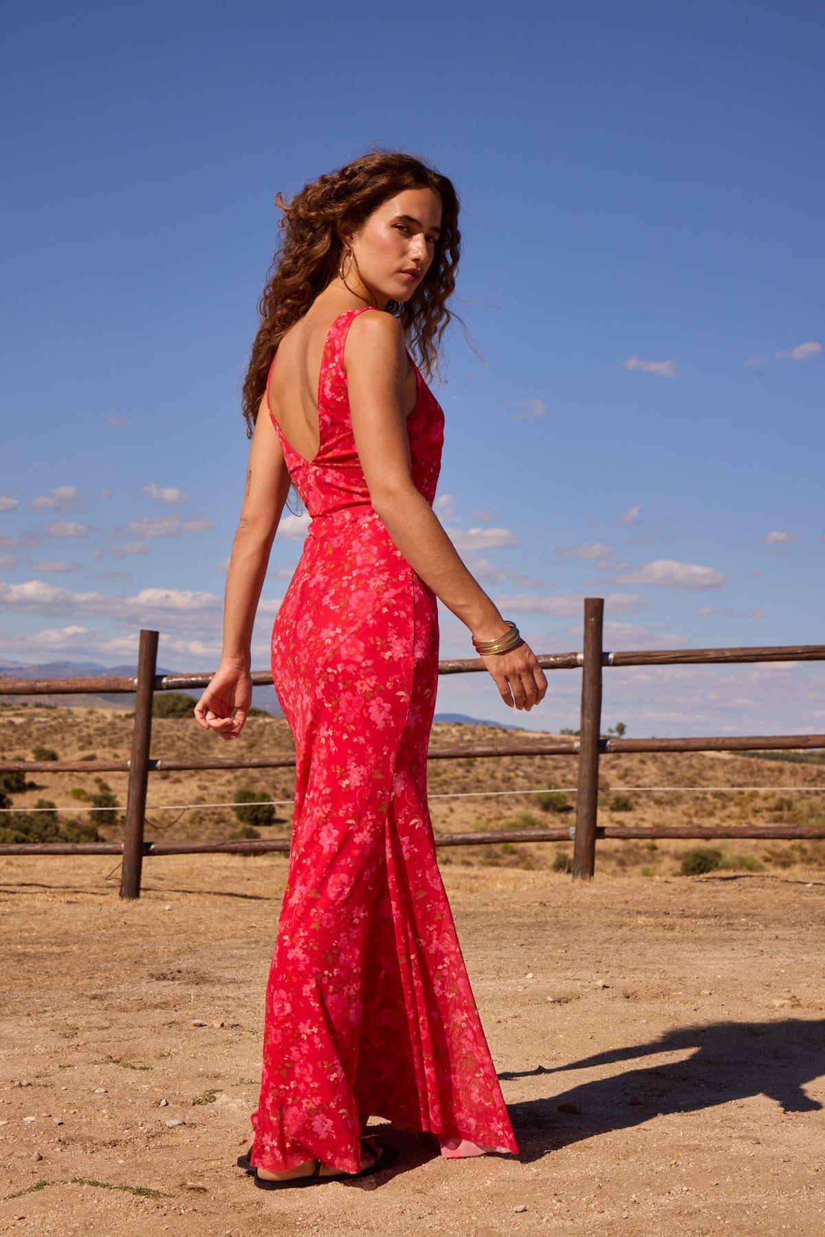 ARMONIA FLOWERS - Vestido tirantes tul flores