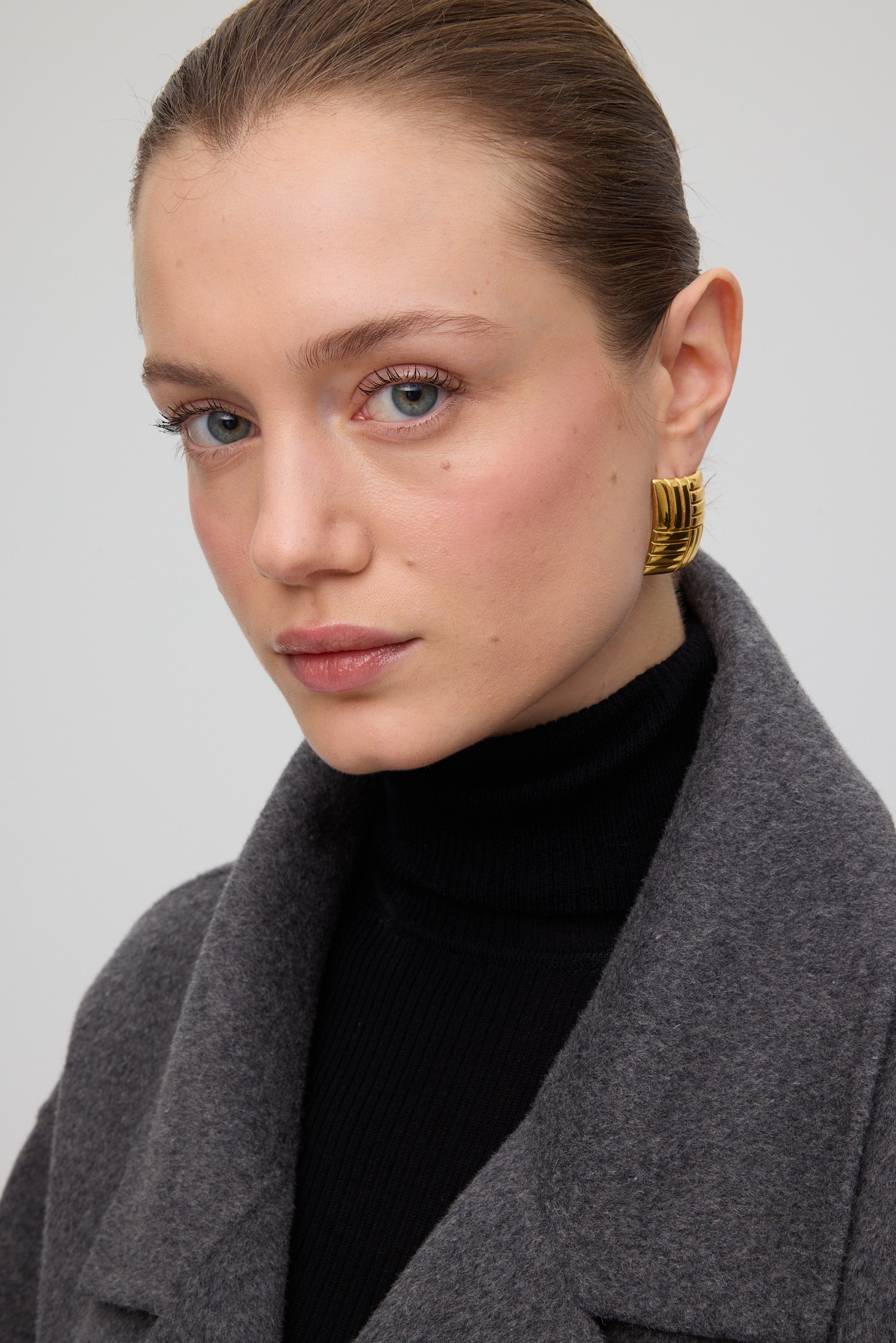 ART GREY - Grey wool cloth coat