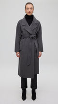 ART GREY - Grey wool cloth coat