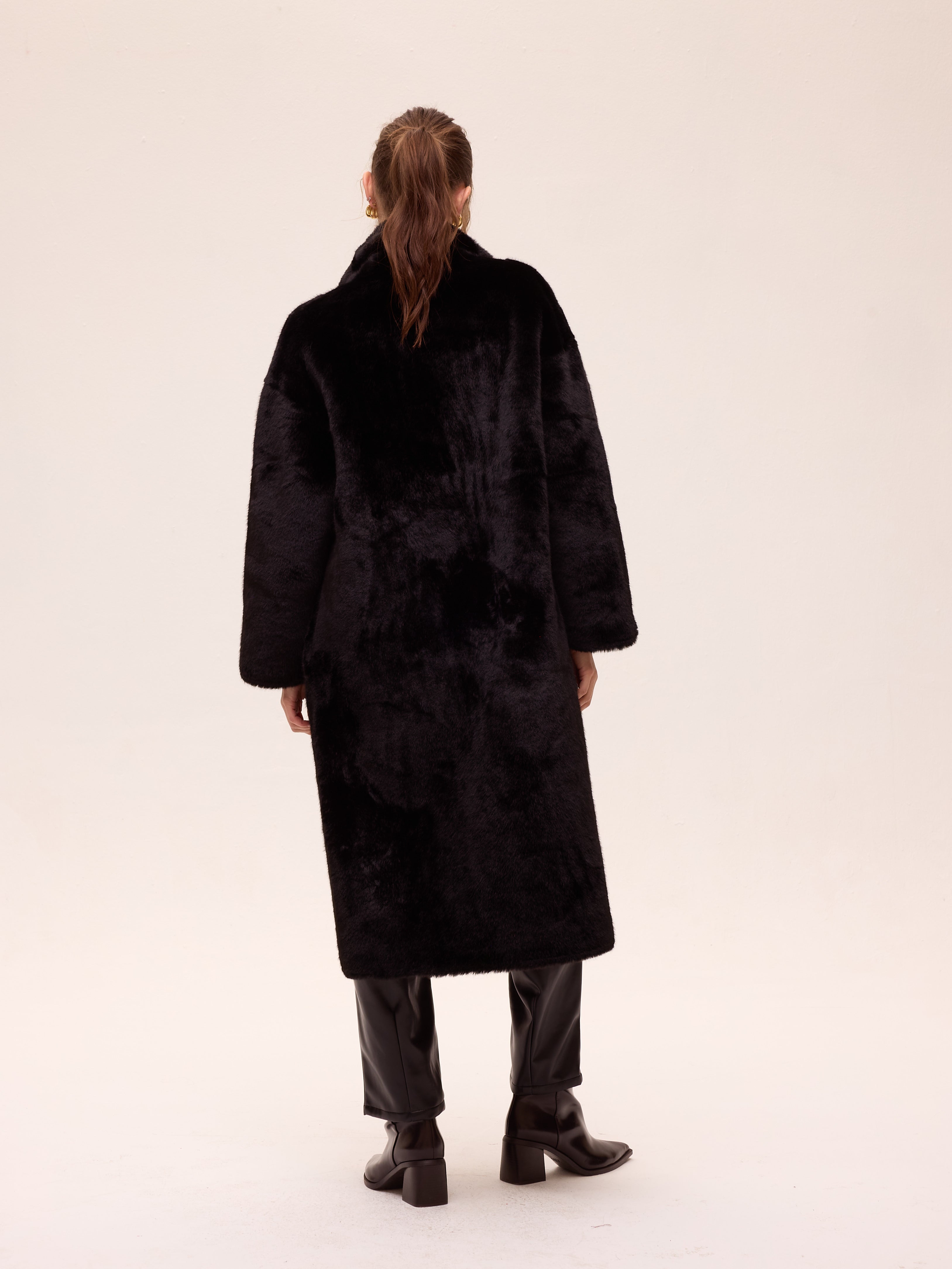 ZHIVAGO - Abrigo reversible ecopiel vuelta