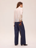 DUSK DENIM PANT - Pantalón cinco bolsillos denim bordado