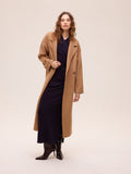 METRO CAMEL - Abrigo largo sastrero lana camel