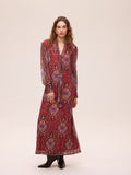 SUMMIT PRINT - Vestido amplio tul estampado boho