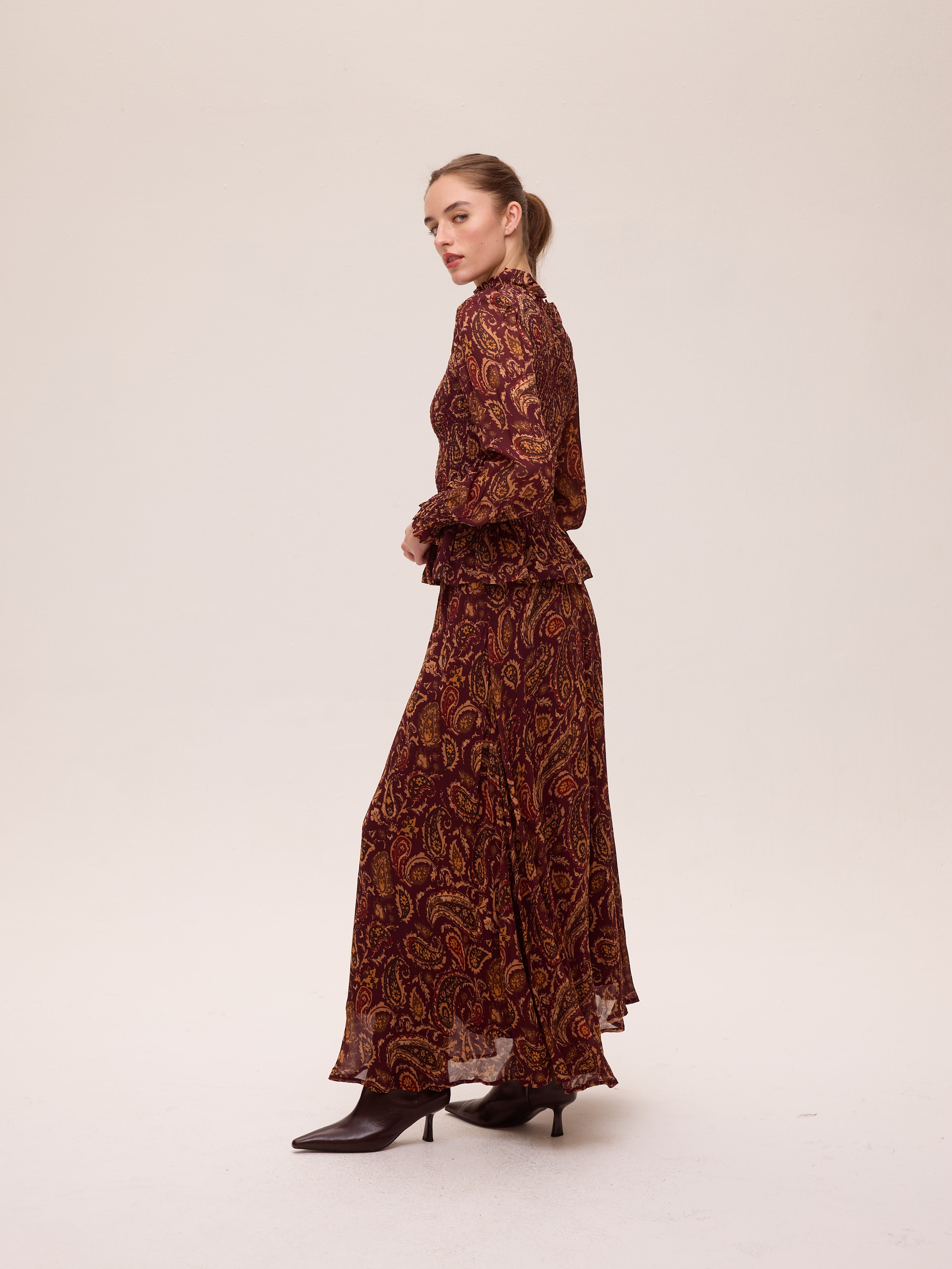 TEMPEST PAISLEY SKIRT - Falda tejido paisley