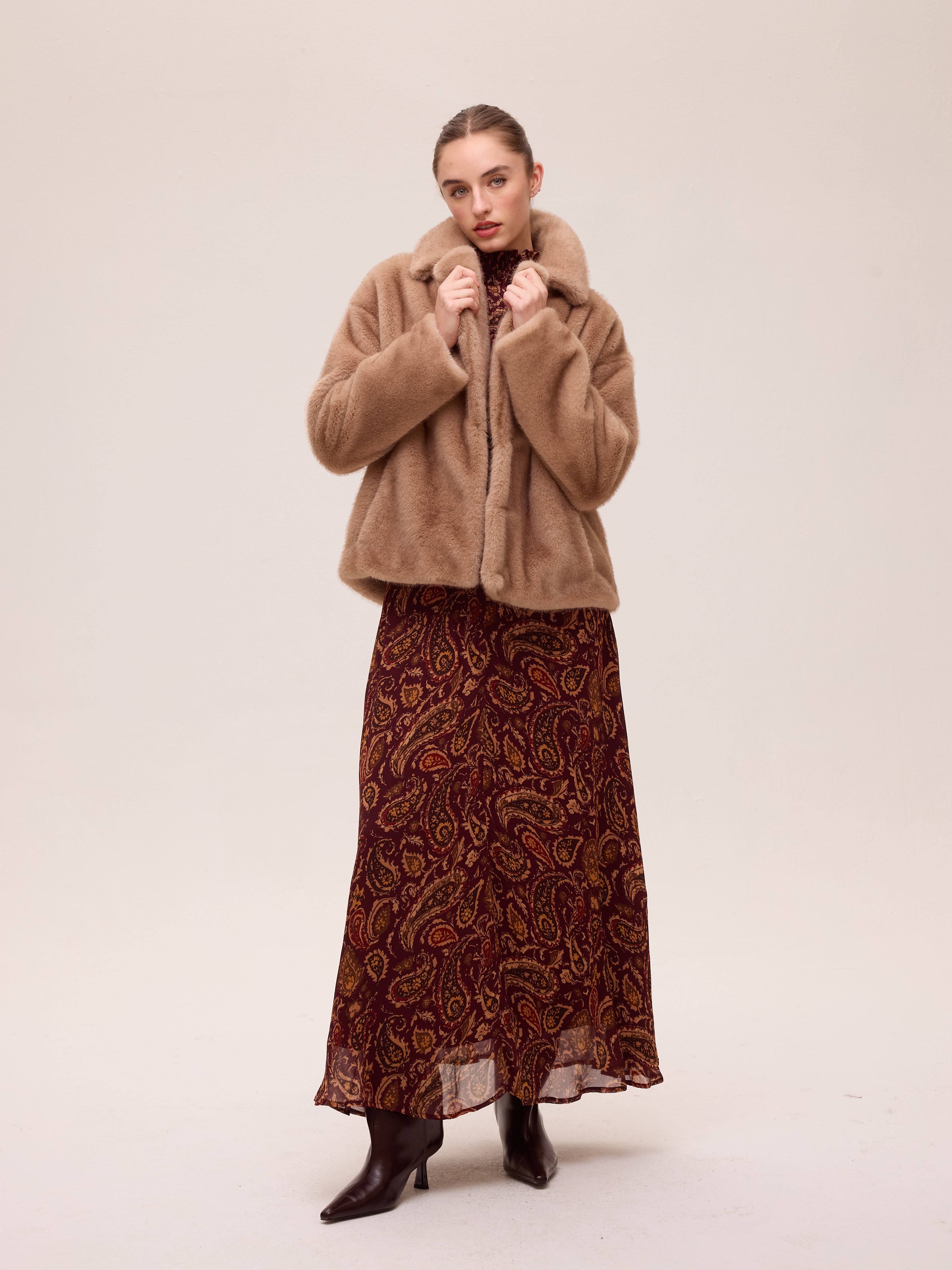 TEMPEST PAISLEY TOP - Top tejido paisley