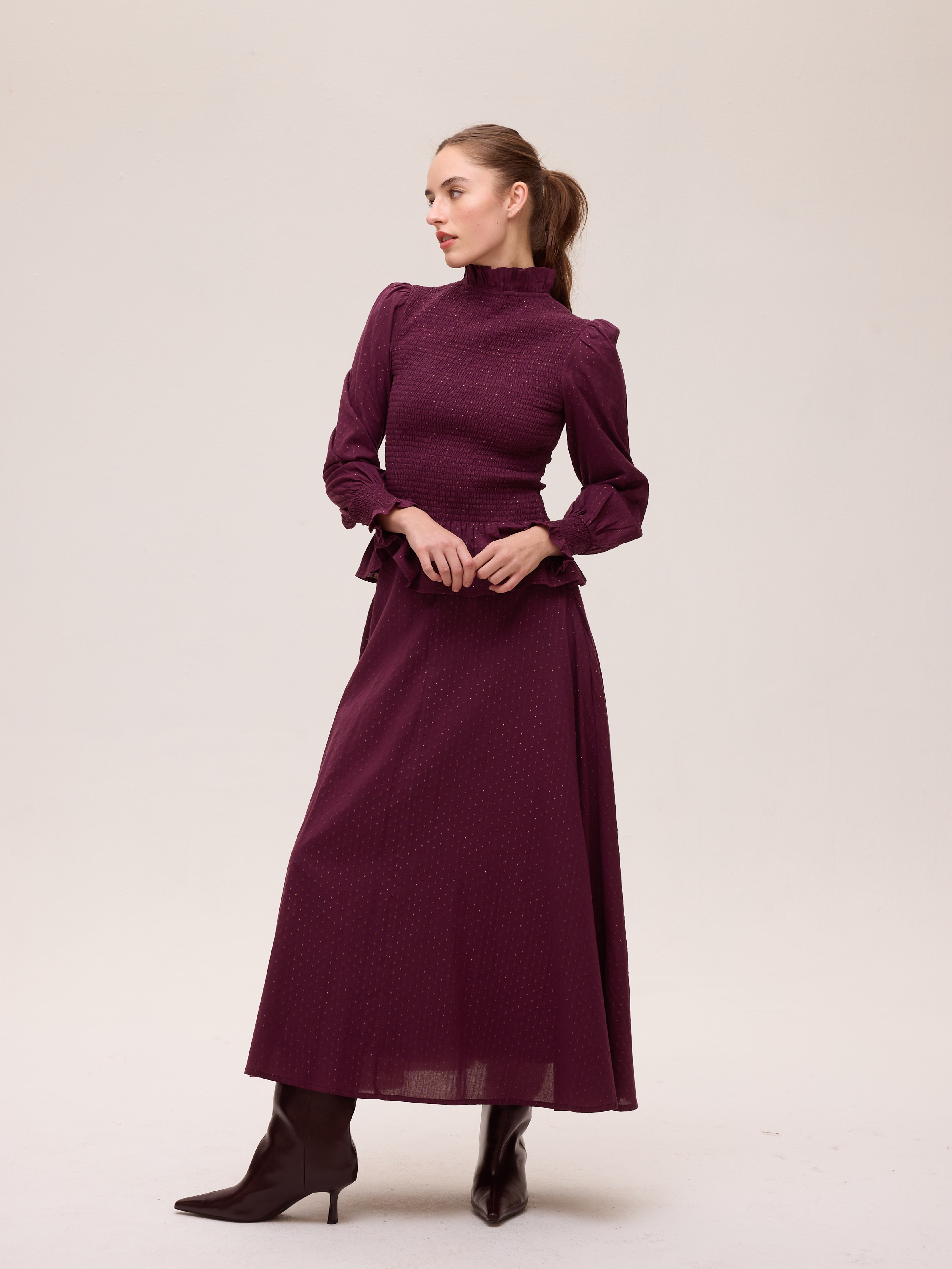 TEMPEST LUREX SKIRT - Falda tejido Lurex