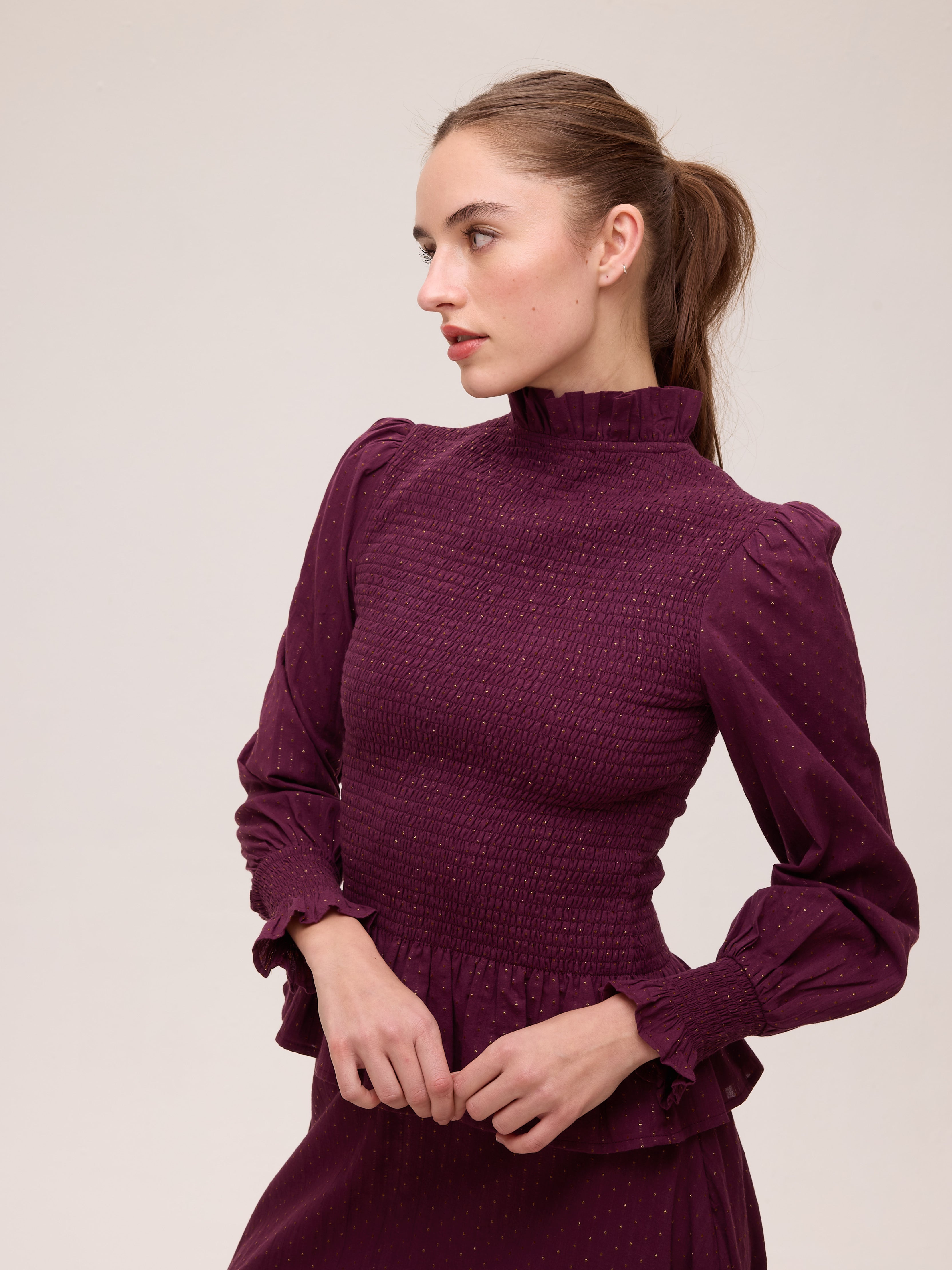 TEMPEST LUREX SKIRT - Falda tejido Lurex