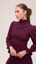 TEMPEST LUREX TOP - Lurex knit top