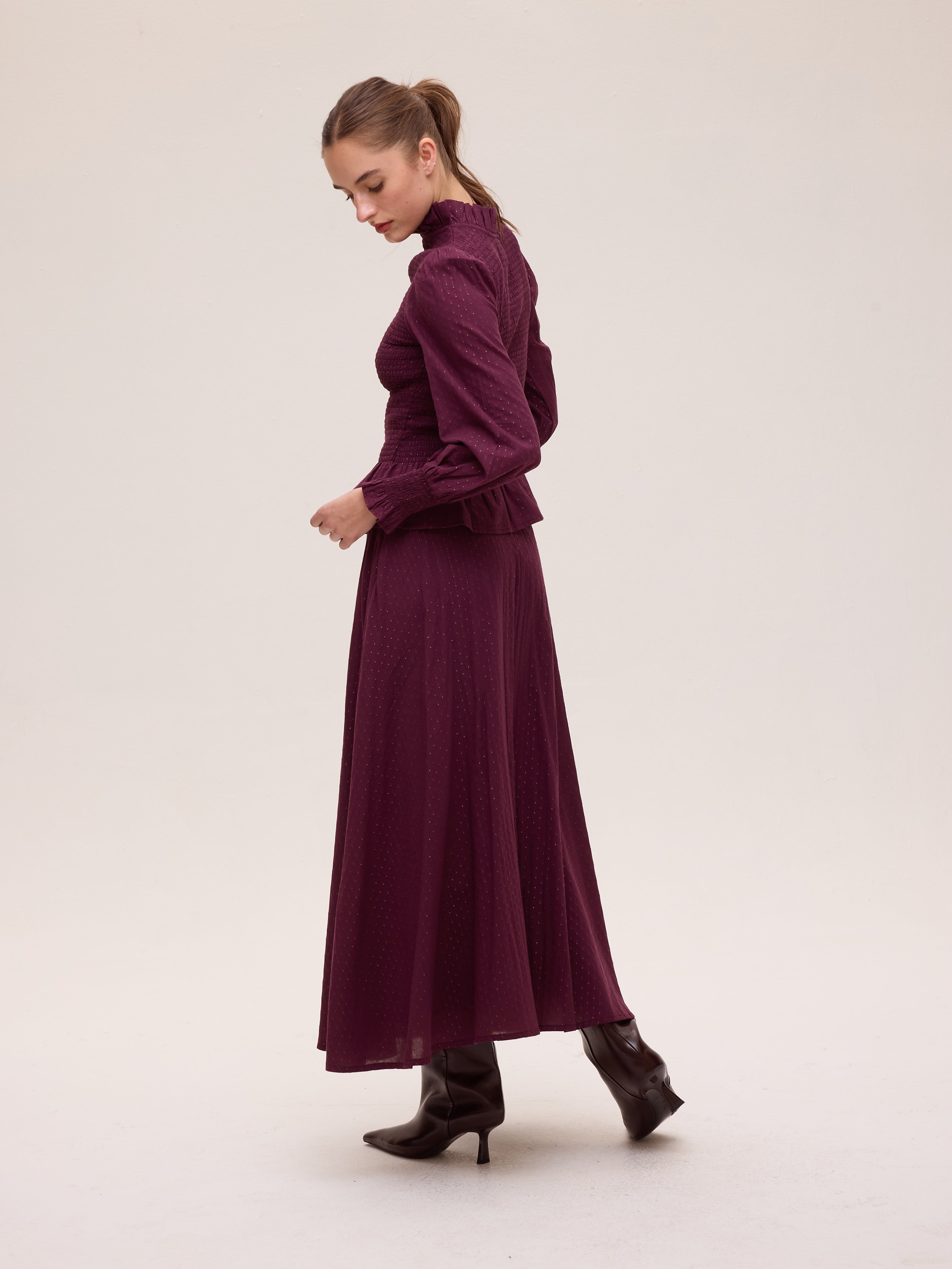 TEMPEST LUREX TOP - Top tejido lurex