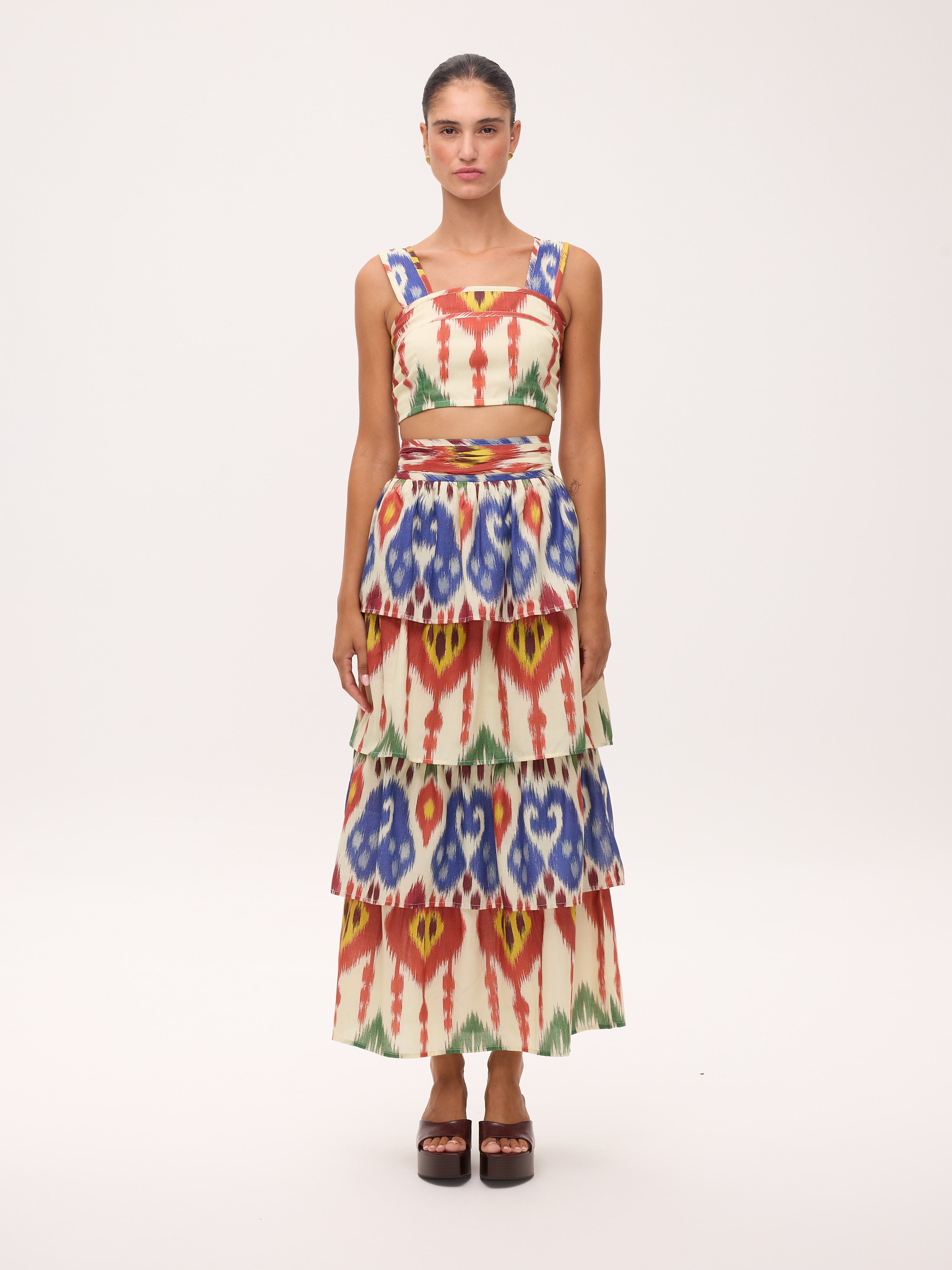 TITANIA IKAT - SET: TOP + FALDA (Top & Skirt)
