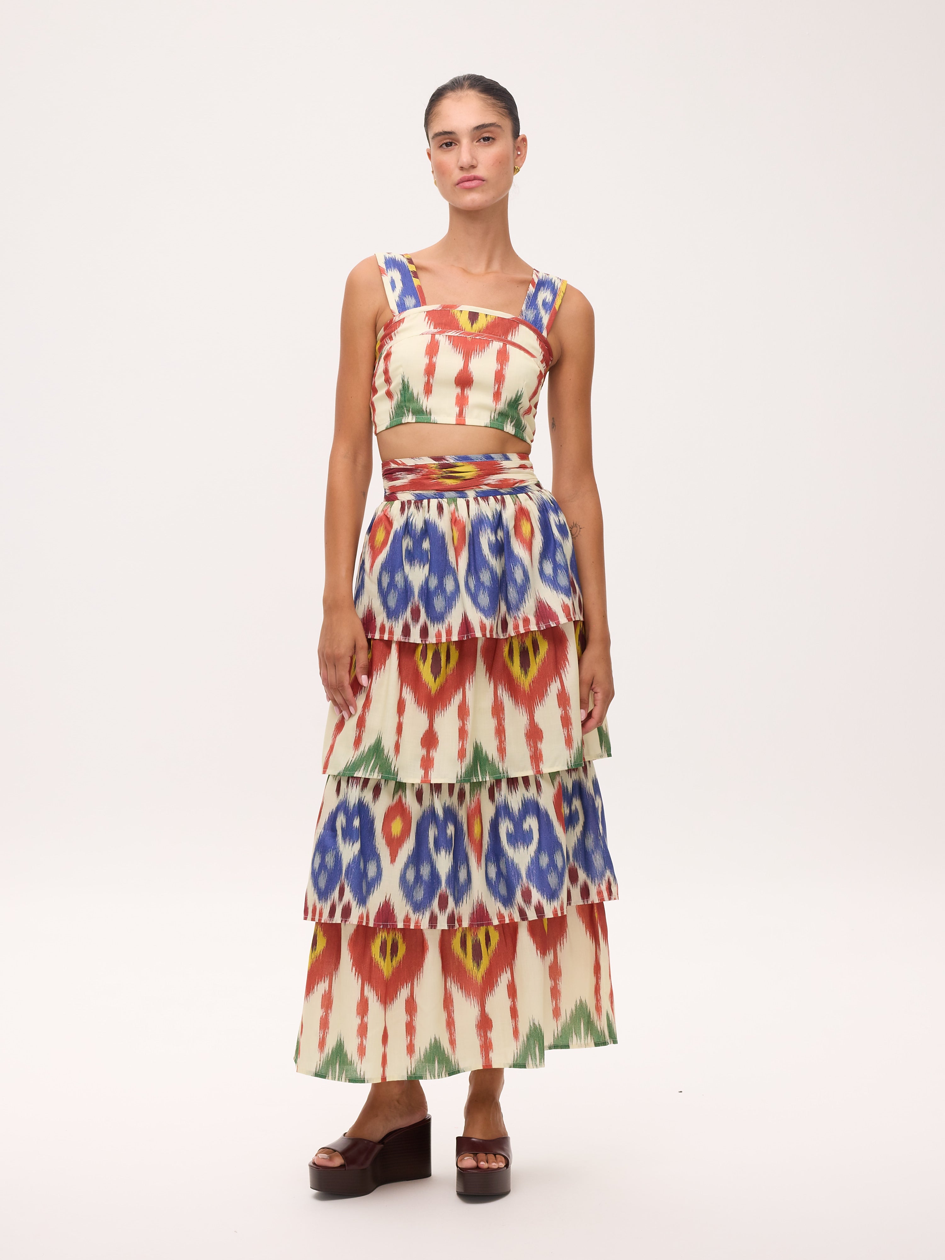TITANIA IKAT - SET: TOP + FALDA (Top & Skirt)