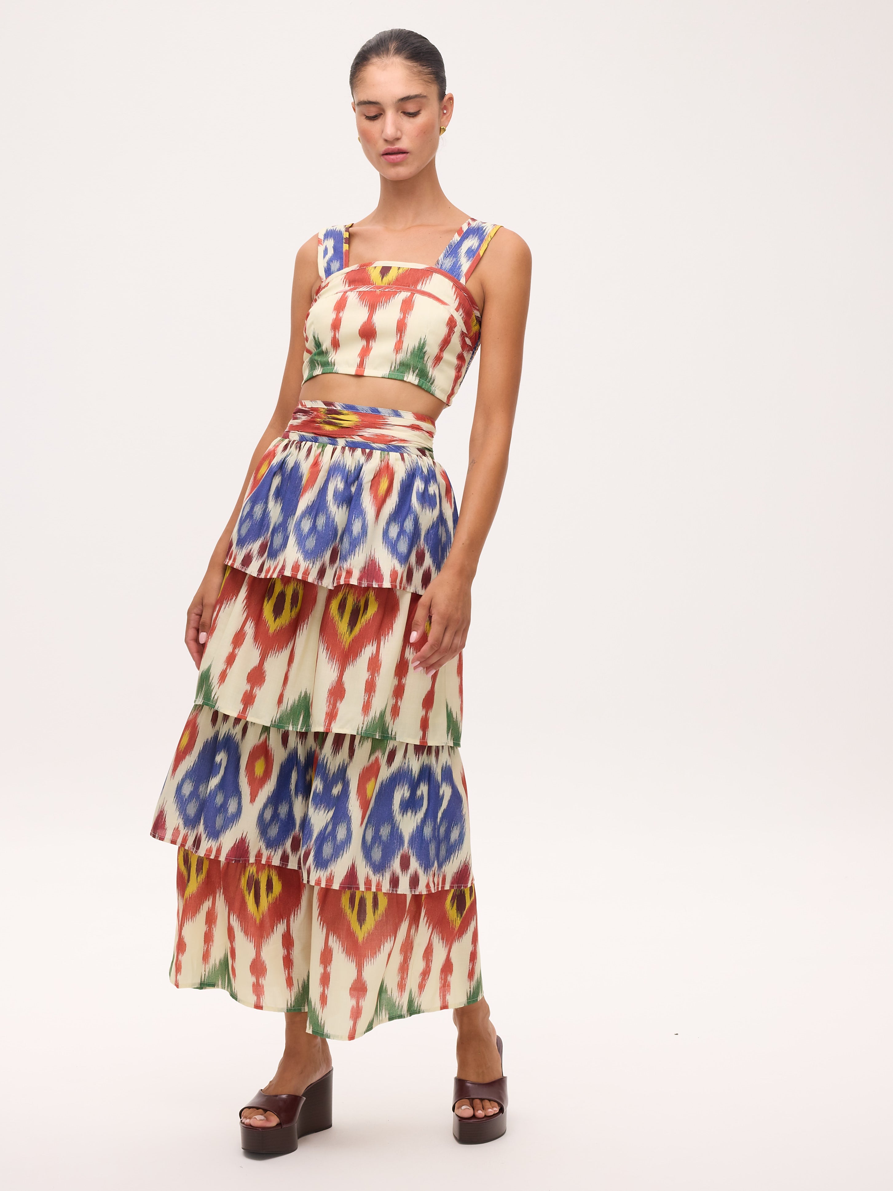 TITANIA IKAT - SET: TOP + FALDA (Top & Skirt)