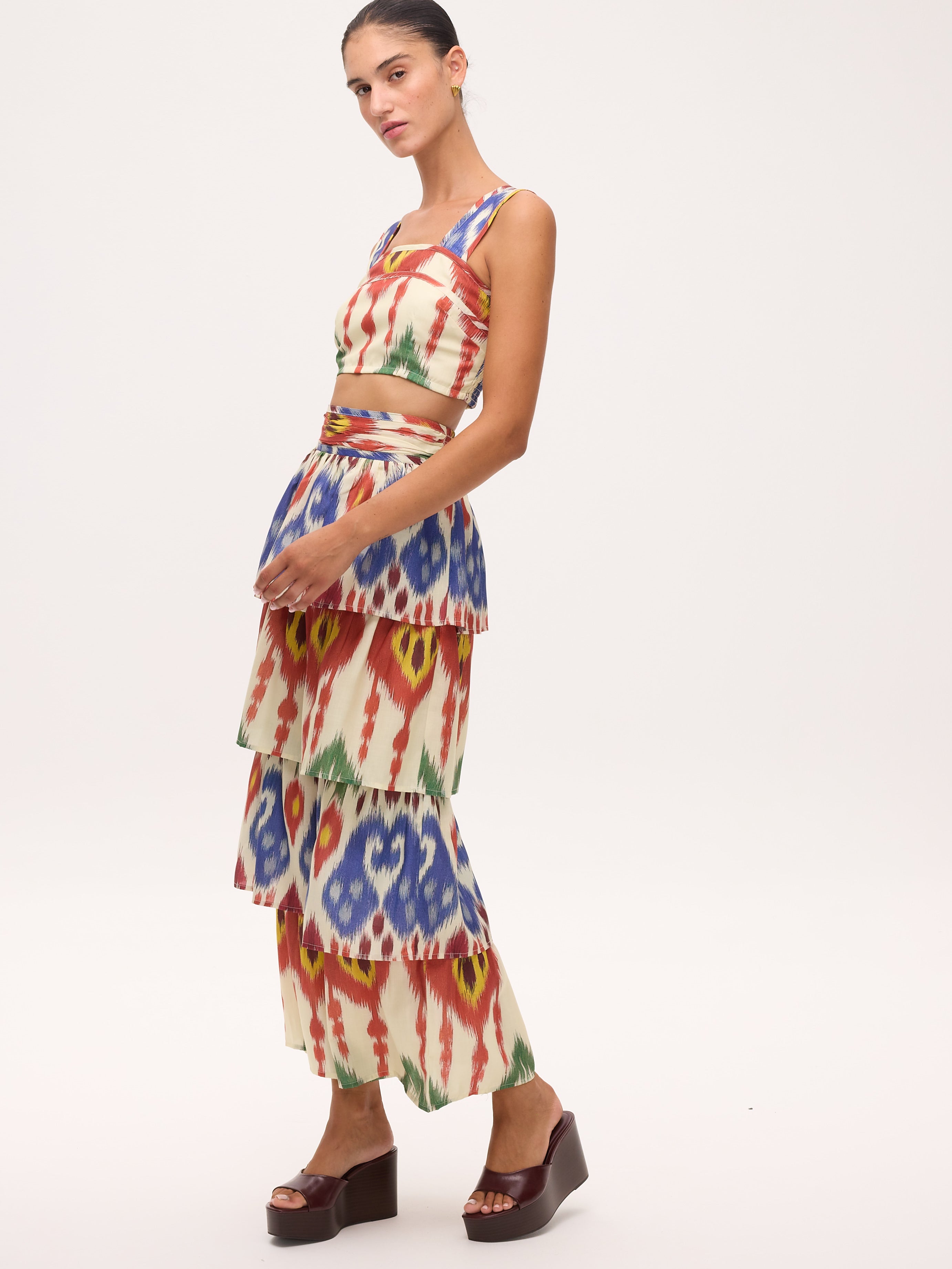 TITANIA IKAT - SET: TOP + FALDA (Top & Skirt)