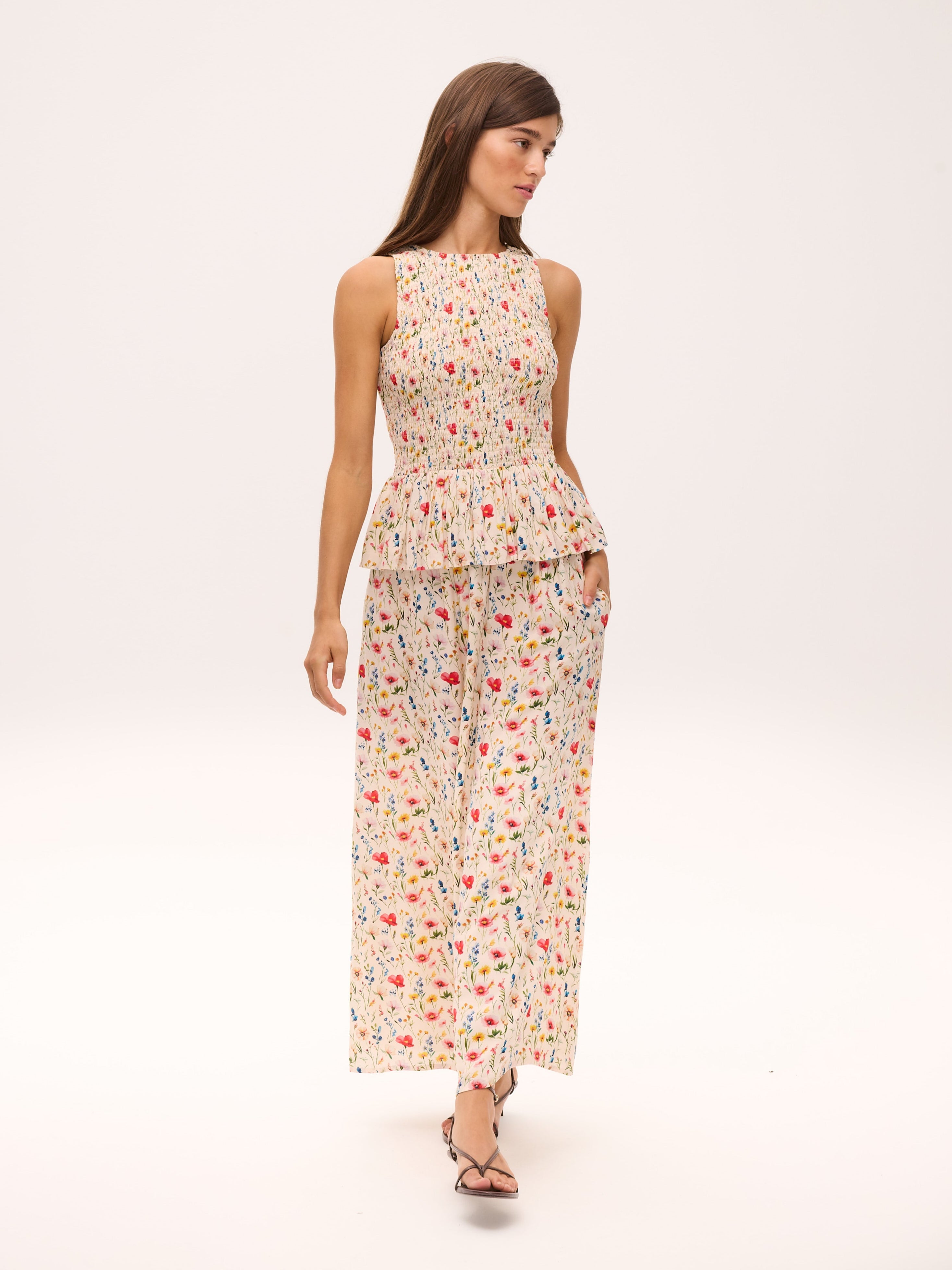DUX FLOWERS - SET: TOP + FALDA (Top & Skirt)