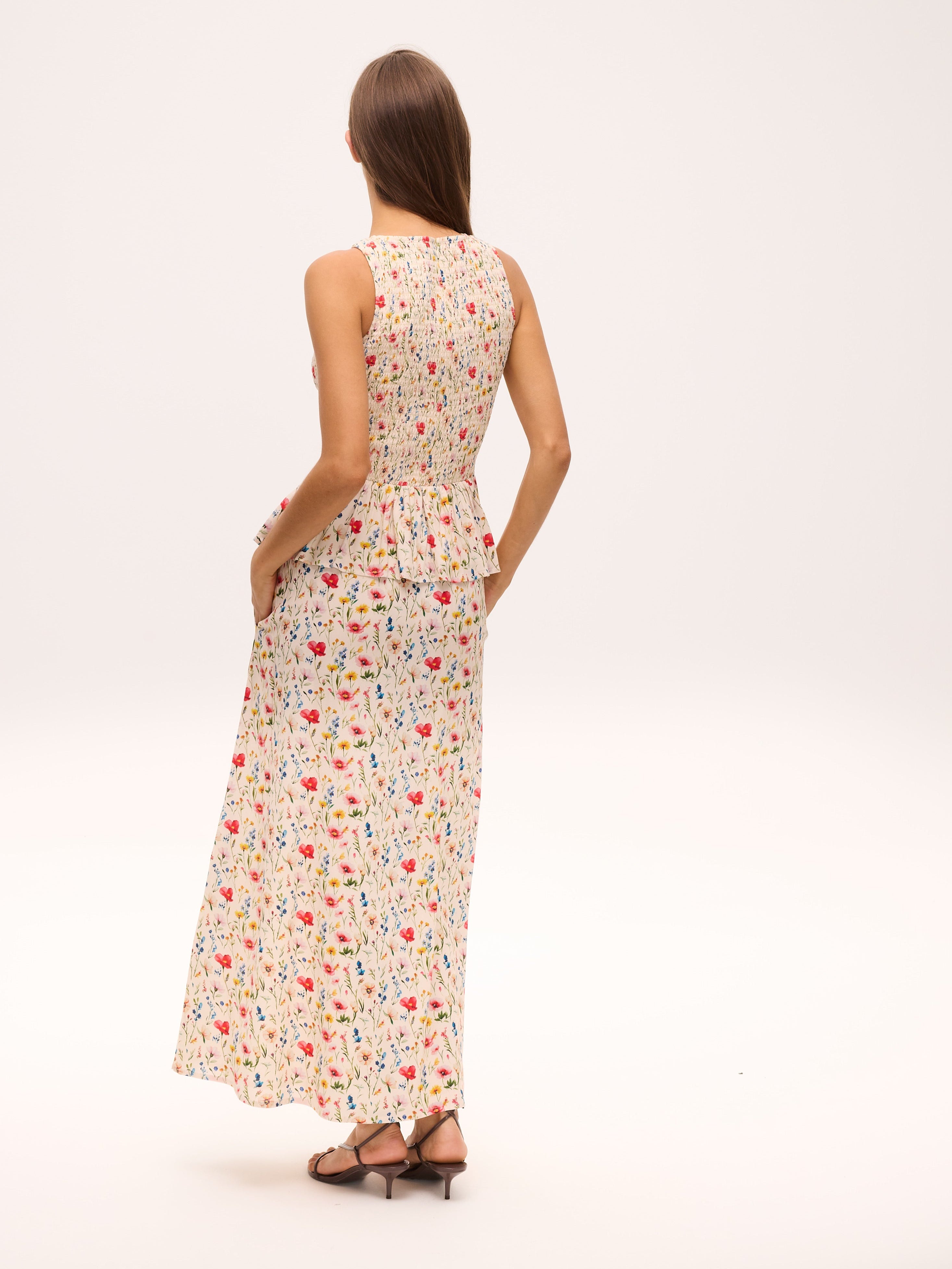 DUX FLOWERS - SET: TOP + FALDA (Top & Skirt)