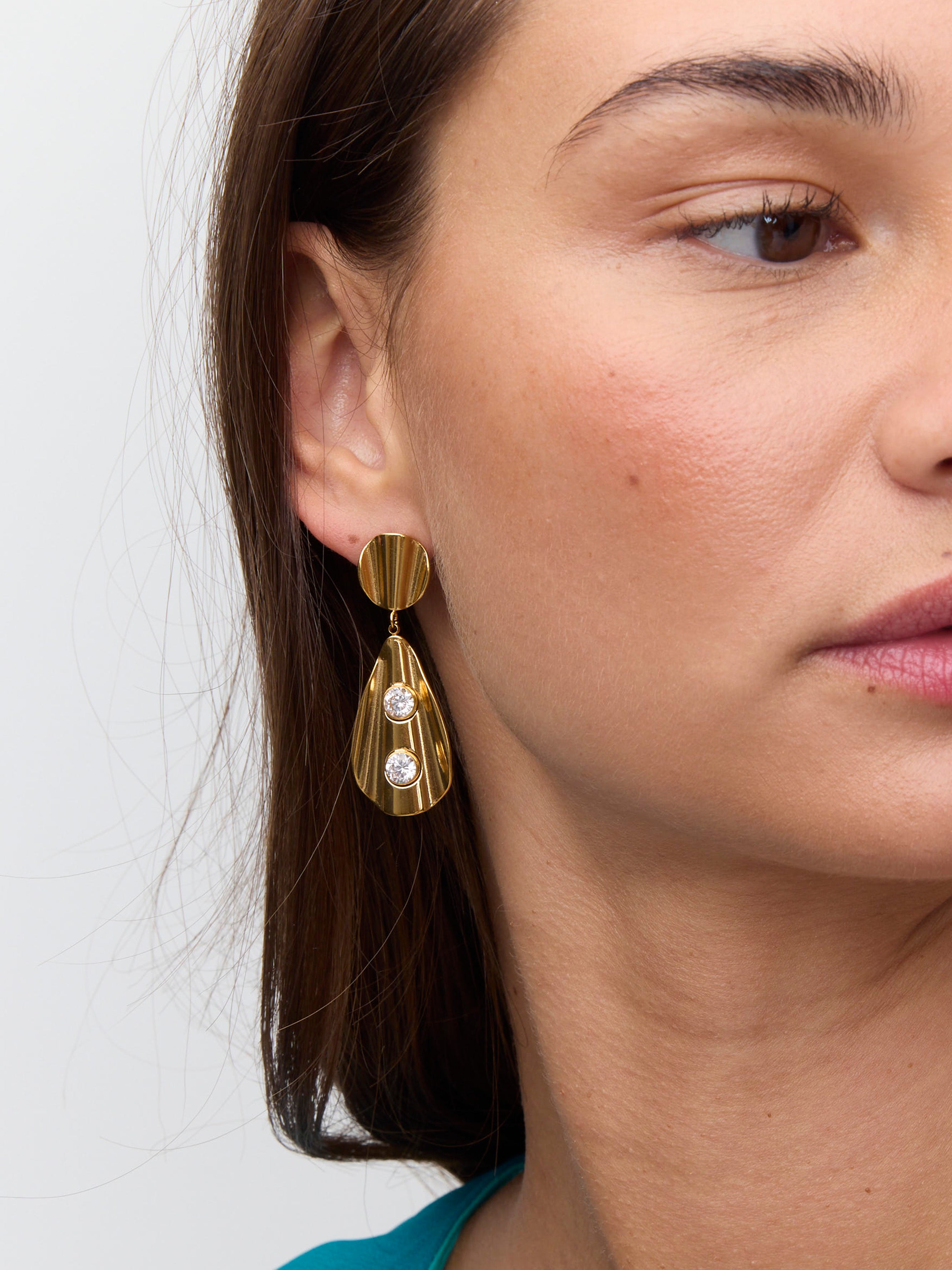 REGALIZ - Pendientes colgantes circonita