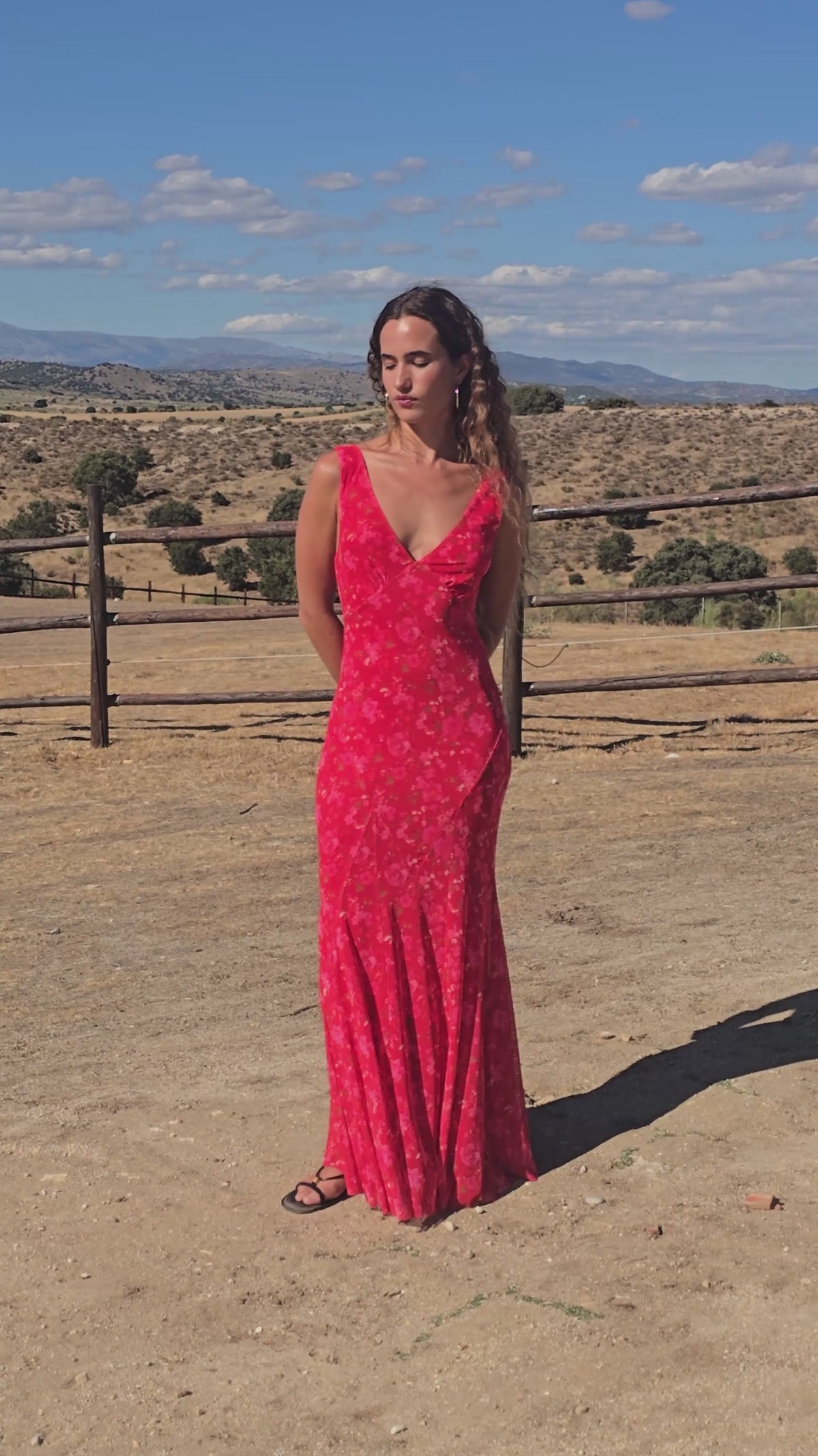 ARMONIA FLOWERS - Vestido tirantes tul flores