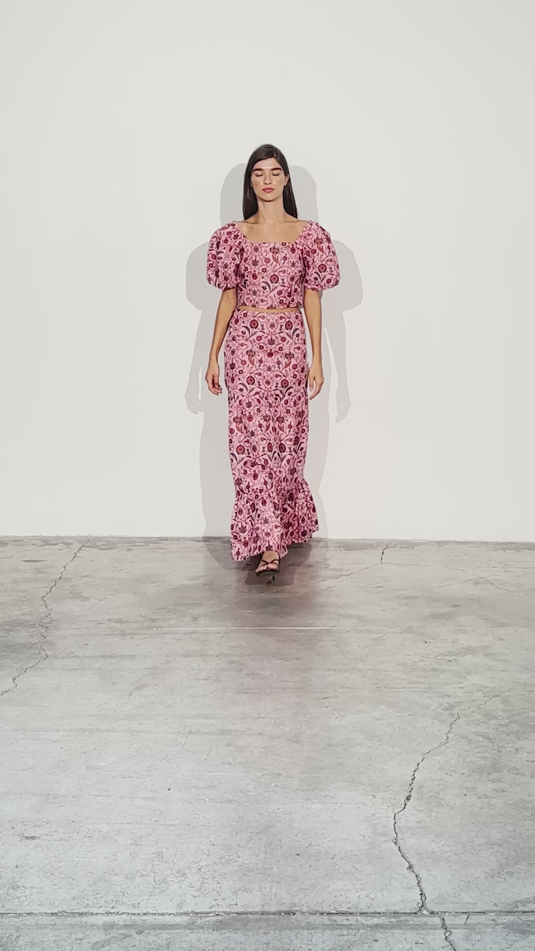 MARGARET PINK - SET: TOP + FALDA (Top & Skirt)