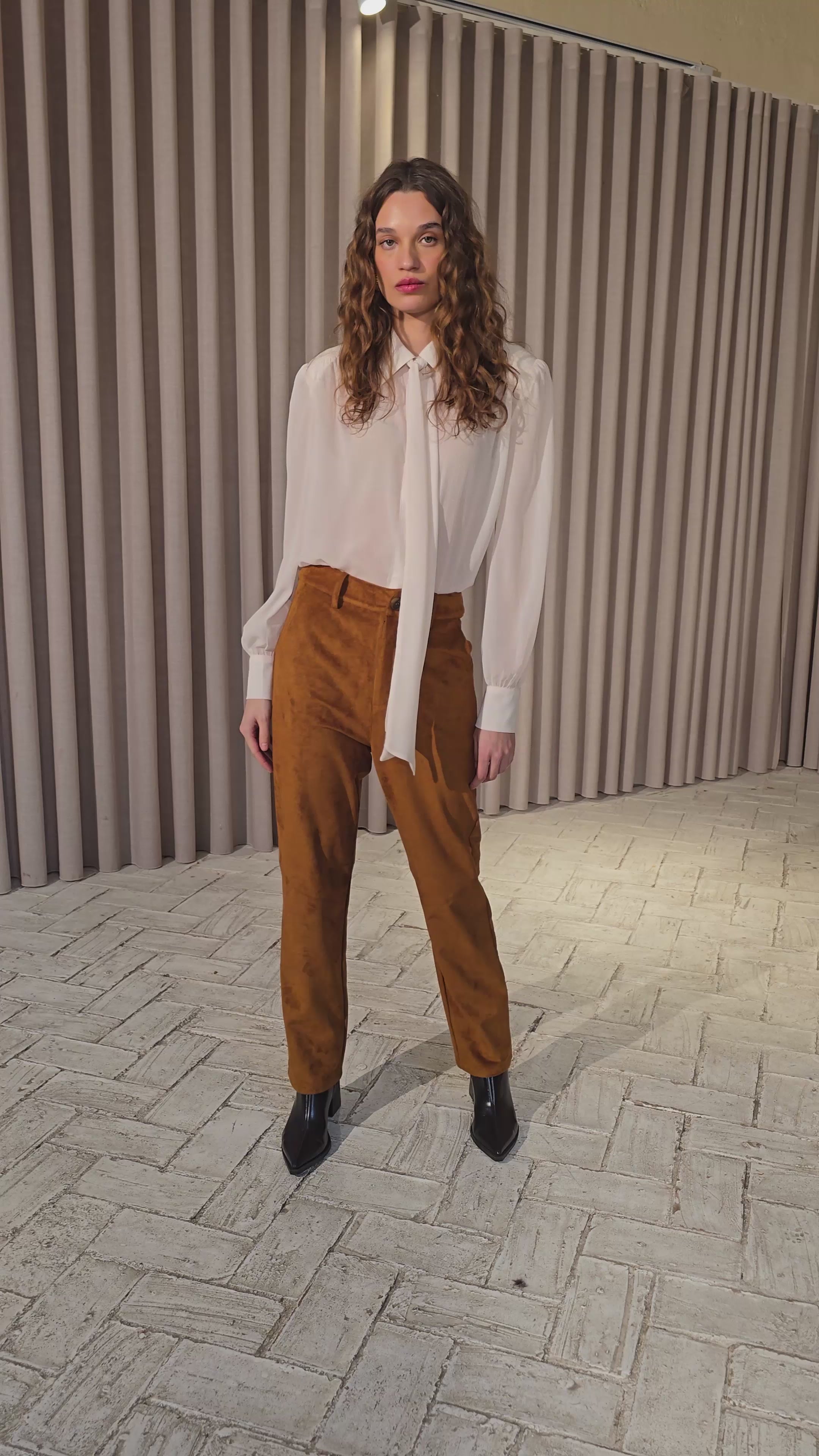 ALLURE WHITE - Camisa gasa textura color blanco