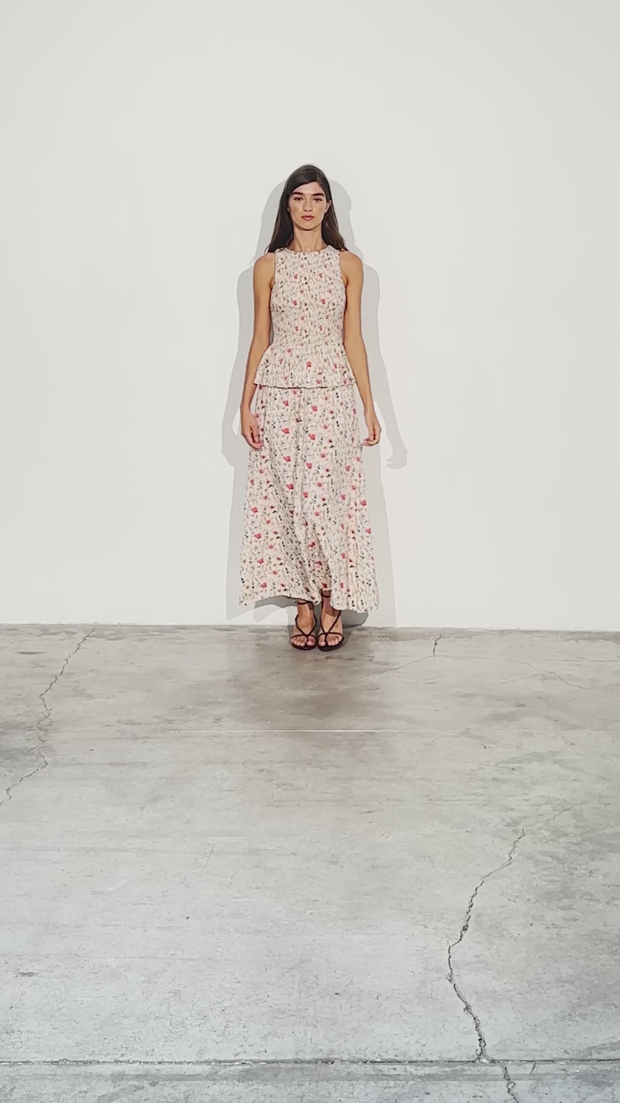 DUX FLOWERS - SET: TOP + FALDA (Top & Skirt)