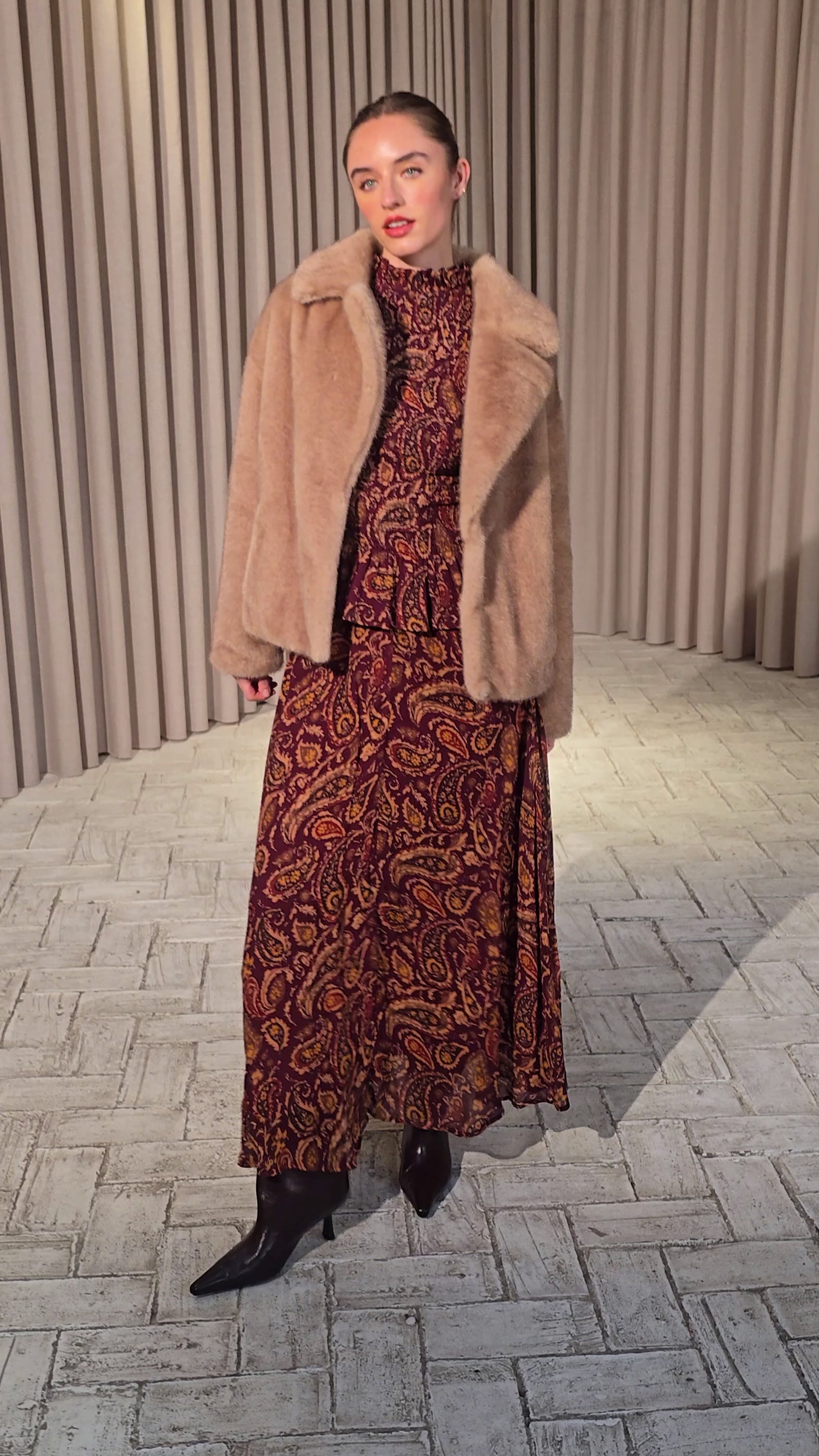 TEMPEST PAISLEY TOP - Top tejido paisley